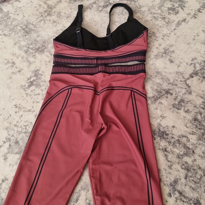 ALO Yoga – set sport 2 piese, burgundy