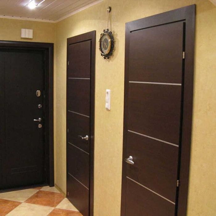 Межкомнатные двери Железные МеталлическиеTemir eshik Mdf eshiklar