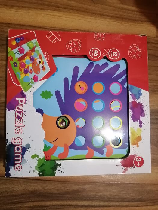 Puzzle colorat in cutie originală