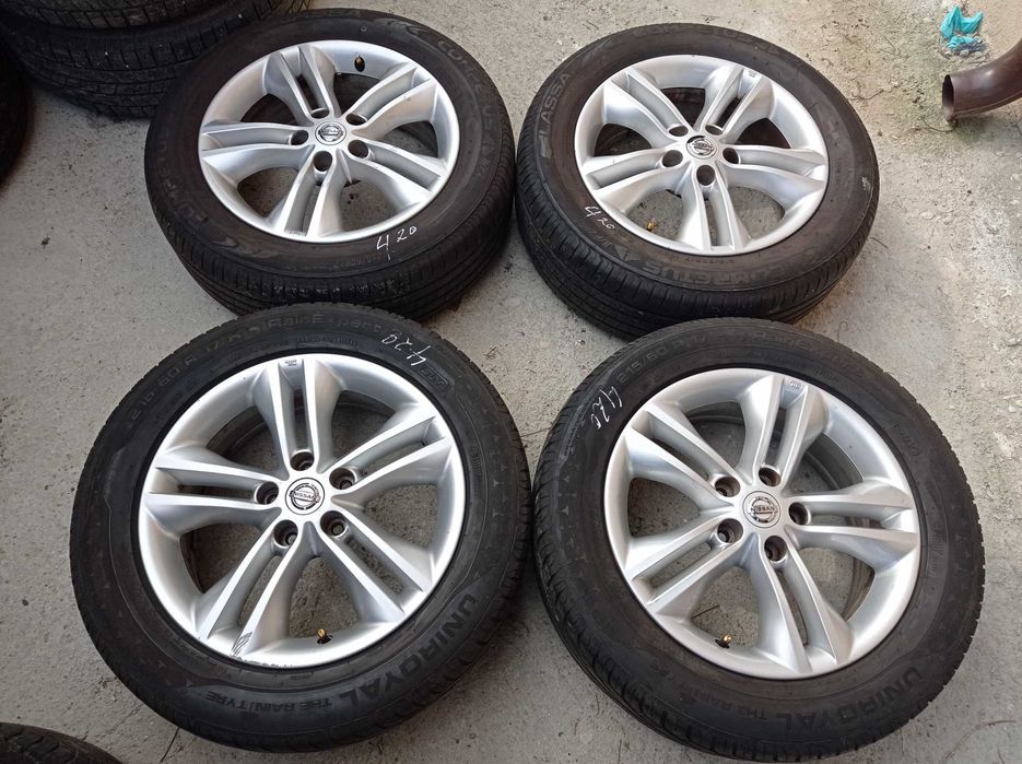 17 5x114.3 NISSAN QASHQAI+Летни гуми-Внос от Австрия