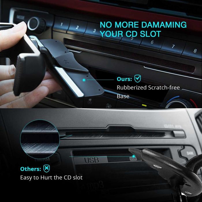 MPOW Grip CD Slot стойка за телефон