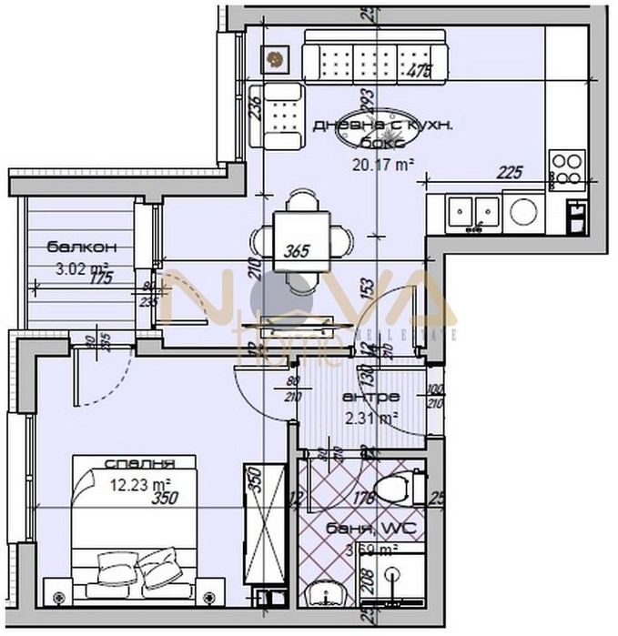 Продава се Двустаен апартамент в Варна, Изгрев - 63 кв.м за 769 €/кв.м - Снимка #1