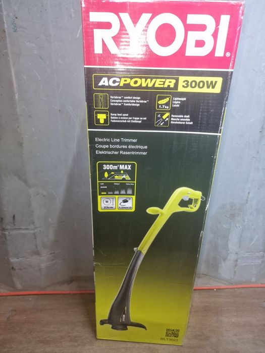 Коса RYOBI, триммер электрический, газонокосилка