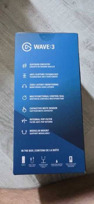 Microfon Streaming/Podcast Elgato Wave 3 nou!