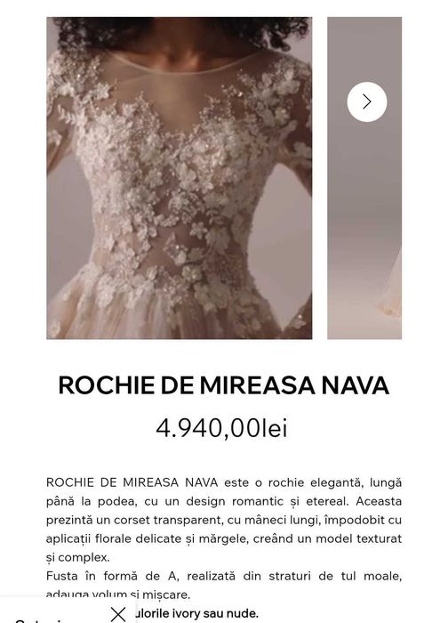 Rochie Mireasa - Iasi
