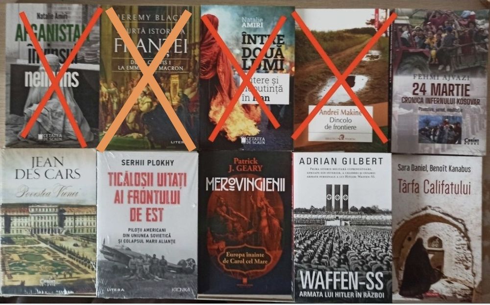 Carti despre politica, geopolitica, istorie (lichidare biblioteca)
