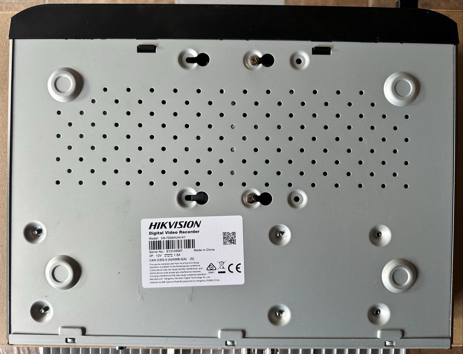 DVR Hikvision DS-7204HUHI-K1/E, 4 canale, 5MP, 1080p