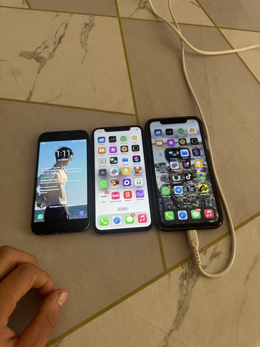 Iphone x 256 gb samsung a3 16gb