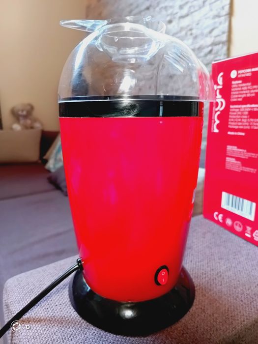 Aparat de popcorn MYRIA MY4474RD, 1200W, rosu-negru
4.30 din