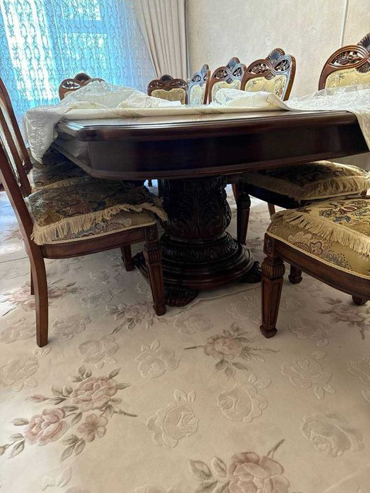 12 kishilik stul,stol,komod