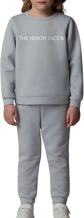 Детски сет The North Face Poly Set  Сив Нов!