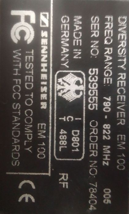 Микрофон SENNHESER.ew 100 made in Germany.дистанционный.