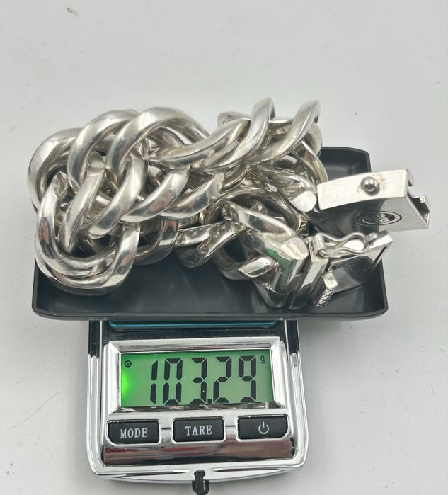 СBuddha to buddha armband 080 chain big e унисекс сребърна гривна