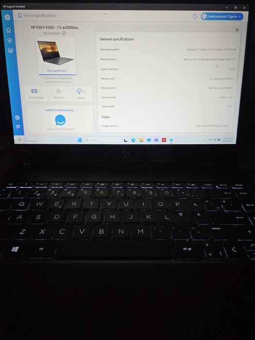 Ryzen 5 3500U 8 gb DDR4 120 gb Ssd