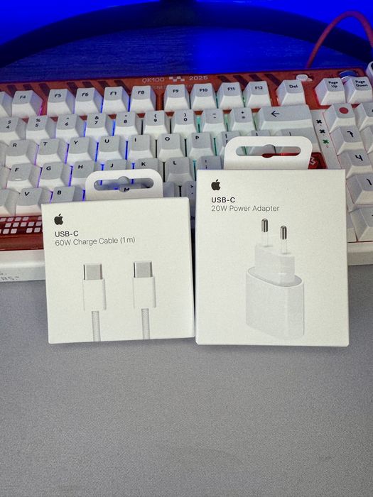 Incarcator iPhone 20W - Adaptor + Cablu