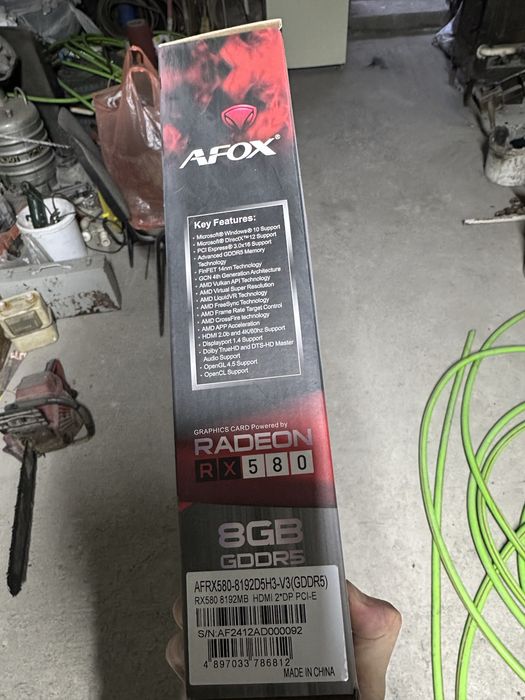 Продам Afox rx 580 8gb