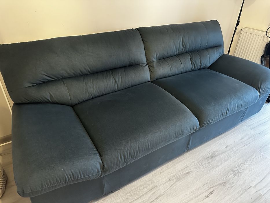 Vand Canapea 3 locuri RAMSEY L.231 l.100 H.87 Stofa verde