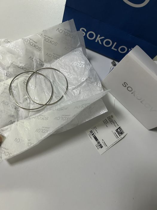SOKOLOV серьги серебро 925 пробы