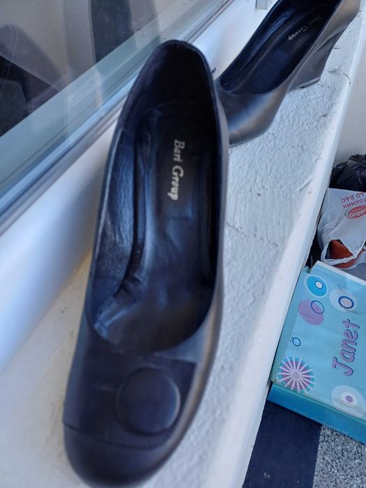 Дамски обувки ест.кожа холандски ток