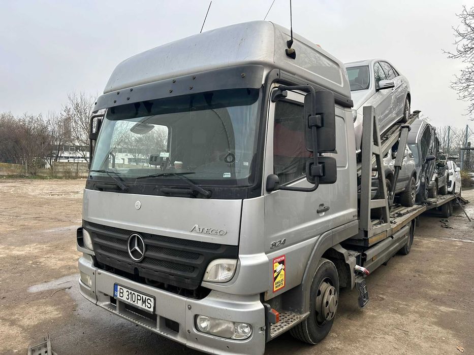 Mercedes-Benz Atego 824 + Kuvvelti SK50 -> Transportor Auto 5 pozitii
