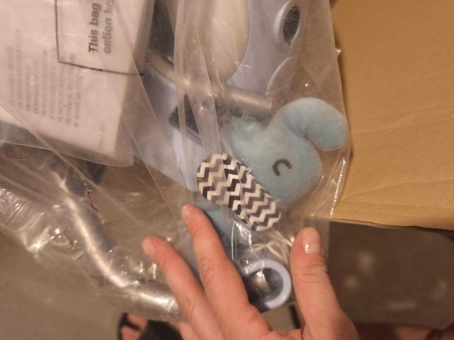 Сгъваема, преносима, бебешка кошара KinderKraft - Joy Full, две нива