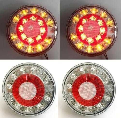 1 бр. LED ЛЕД диодни стопове стоп за камион кола бус ремарке 12-24V