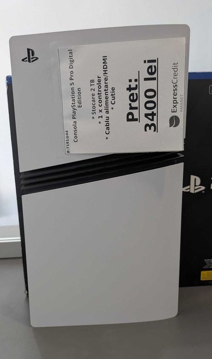 Consola Sony PS5 Pro Digital Edition(AG44) B:7191-garantie 2 ani!