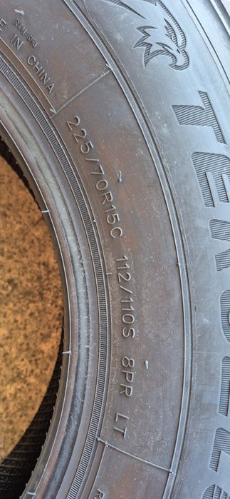 4 anvelope vara noi Tercelo 225/70/15C,dot 2025.Pretul este pe bucata.
