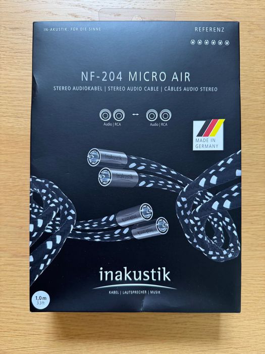 Inakistik Reference NF-204 RCA стерео аудио кабел - 1,00 метра