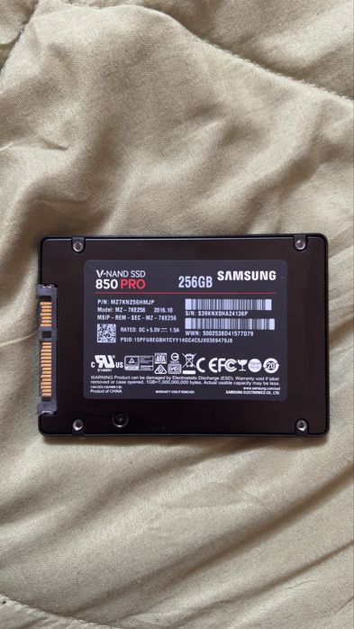 Samsung V-Nand SSD 850 PRO 256 gb