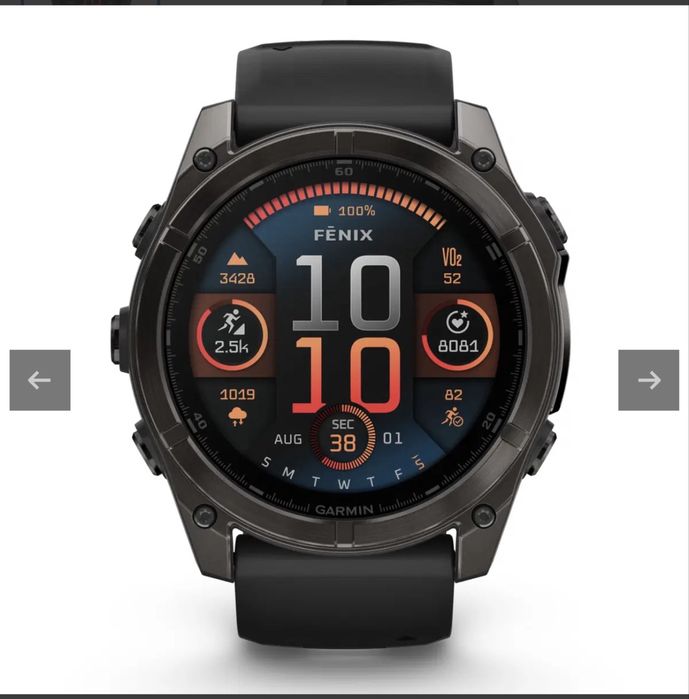Garmin fenix 8 amoled 51mm titan safir