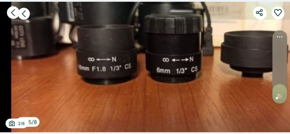 Obiective camere supraveghere CCTV , fix , manual și autoiris