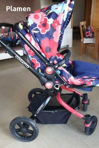 Детска количка COSAТTO OOBA-пълен комплект + ISOfix столче за кола