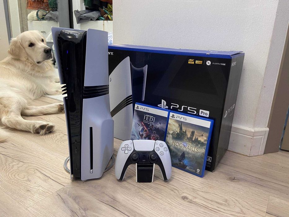 PlayStation 5 Pro (PS5 Pro)+ игры, полный комплект, отличное состояние