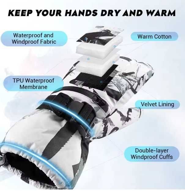 Водоустойчиви ръкавици | Ски, сноуборд, туризъм