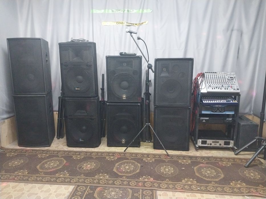 Колонки музыкальные с усилителем