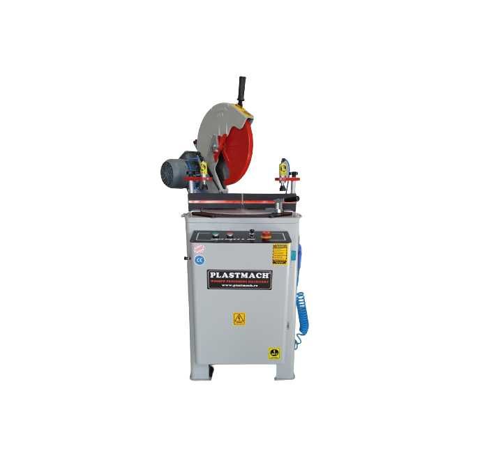 Mașină Debitat Profil ALM&PVC cu Racire 400mm - EN431 / PLASTMACH
