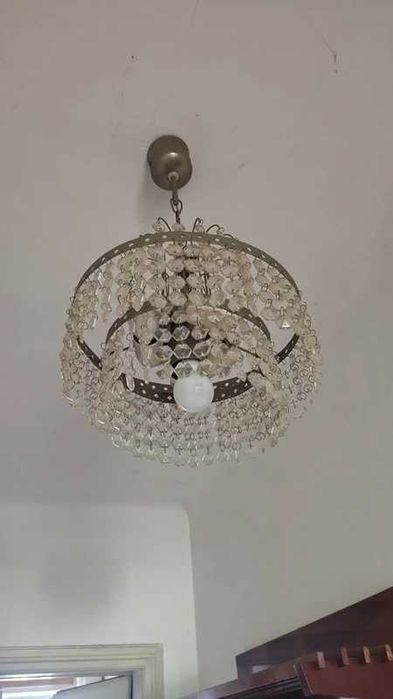 Lustră Vintage stil Candelabru cu Margarete Acrilice Ușoare / Pendul Retro