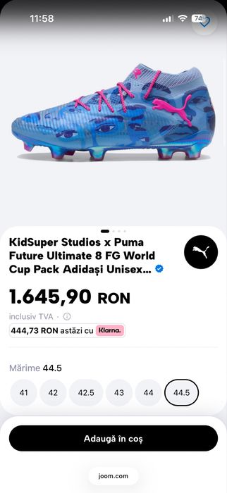 Ghete profesionale de fotbal Puma Future 8 Ultimate