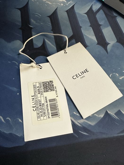 Худи Celine със лек дефект