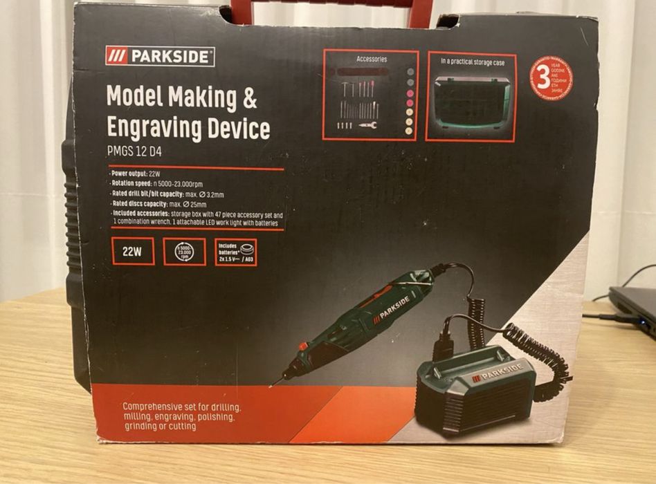 Aparat pentru modelat si gravat Parkside
