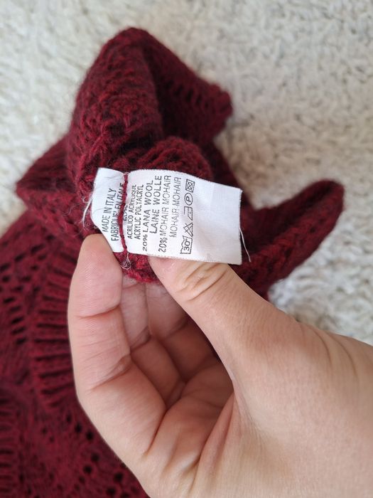 Poncho tricotat handmade