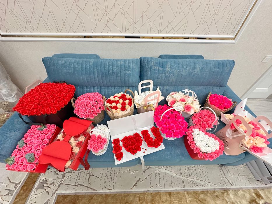 Подарочные мыльные розы