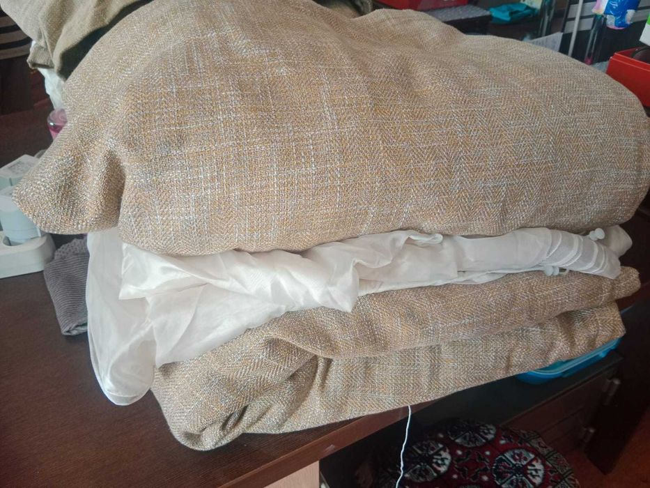 Комплект штор: портьеры и тюль