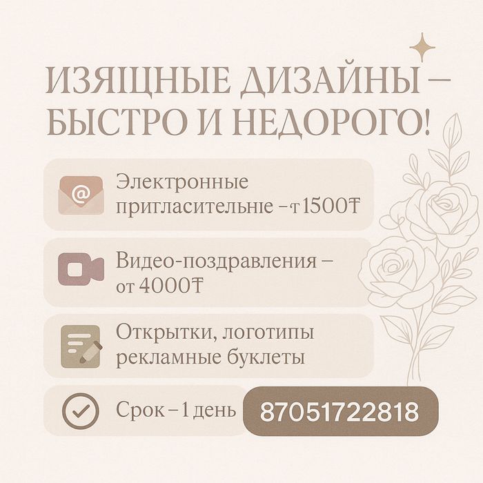 Пригласительные электронные