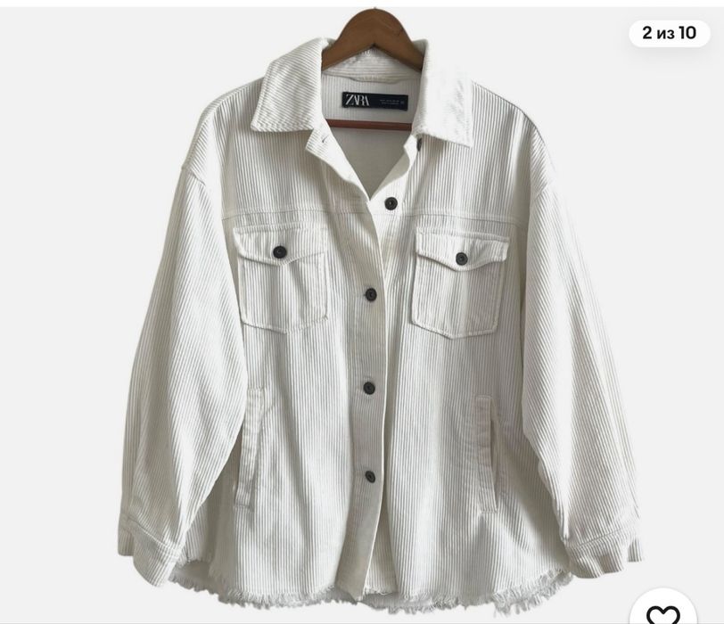 Вельветовая рубашка zara