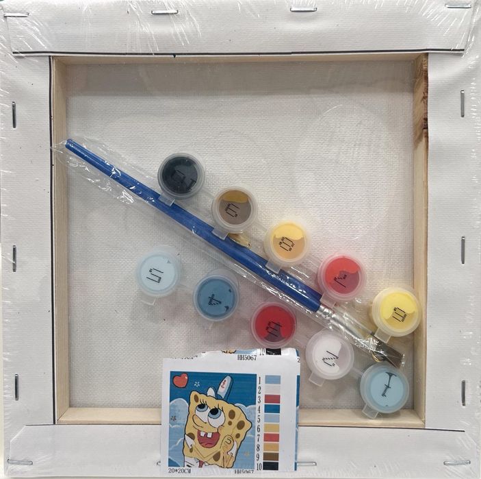 Раскраска по номерам на холсте