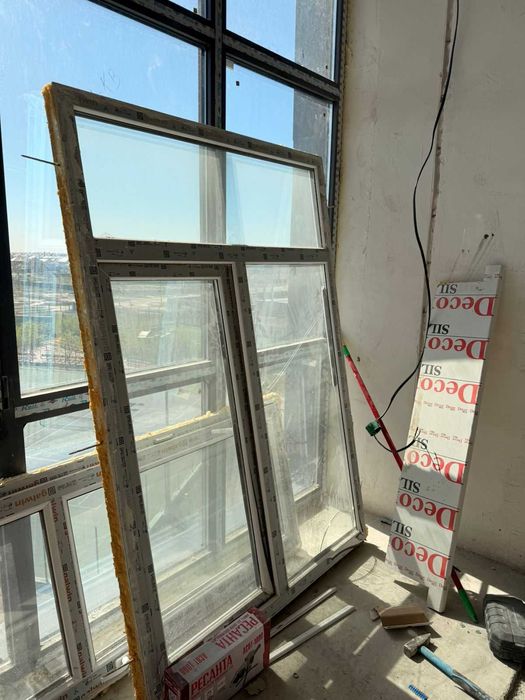 Пластиковые окна и дверь