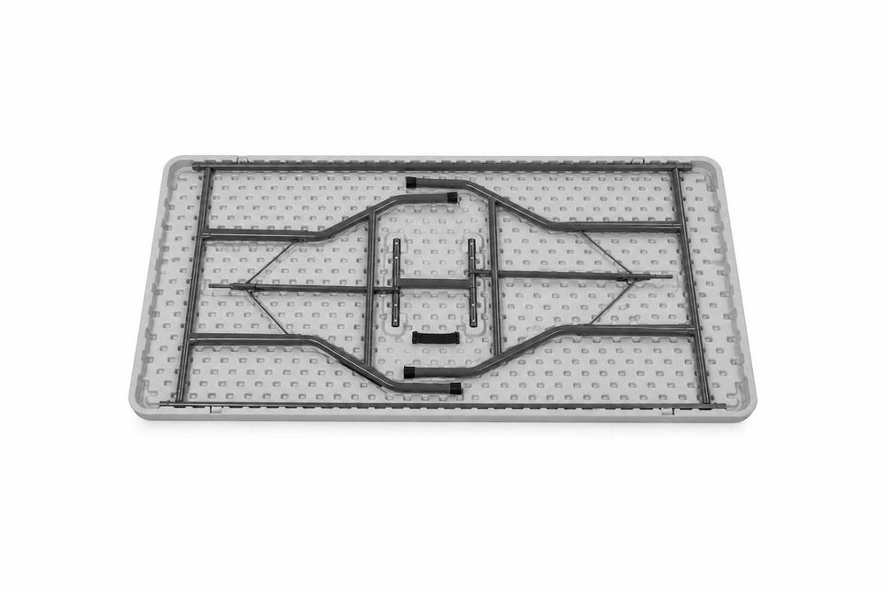 Masă dreptunghiulară pliabilă 180×75 cm pentru evenimente, catering și HORECA