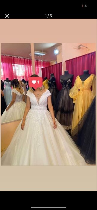 булчинска рокля с 4 метра боал